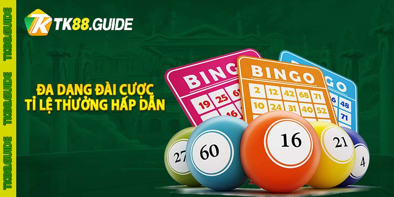 Đa dạng đài cược - Tỉ lệ thưởng hấp dẫn