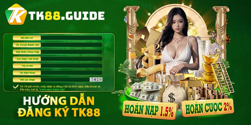 Hướng Dẫn Đăng Ký TK88 - TK88.GUIDE 4 Hướng dẫn đăng ký TK88